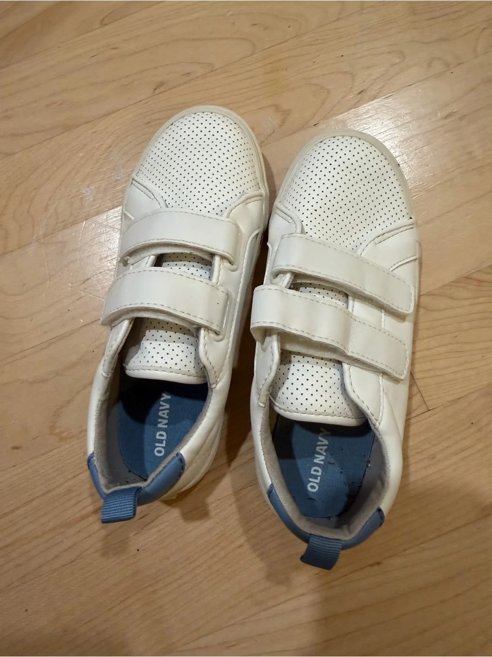 Old Navy Kids Velcro Sneakers with Blue Heel Tab